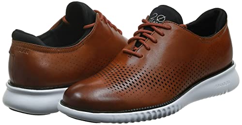 Cole Haan Mens 2 Zerogrand Lsr Wing British Tan/Black/Ivory 12 D - Medium #TOP2