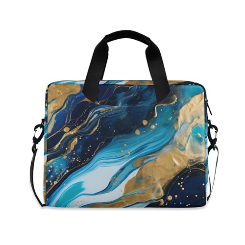 Maletín para laptop ALAZA azul y dorado 13 a 15.6 pulg miniatura 1