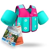 AEOCOO Toddler Swim Vest 20-30-50-70 Pounds, Kids Pool Floaties for 1-2-3-5-7-9 Years Old, Comfor...