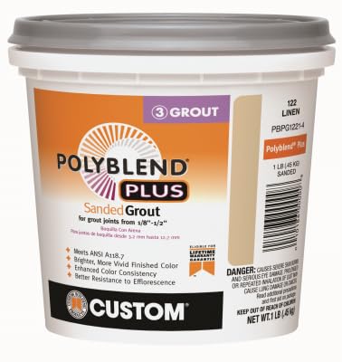 CUSTOM BLDG PRODUCTS PBG1221-4 Linen Sanded Grout