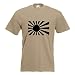 Bandiera di Guerra del Giappone T-Shirt in 15 Diversi Colori - Man Print Fun Pattern Modello in Cotone S M L XL XXL