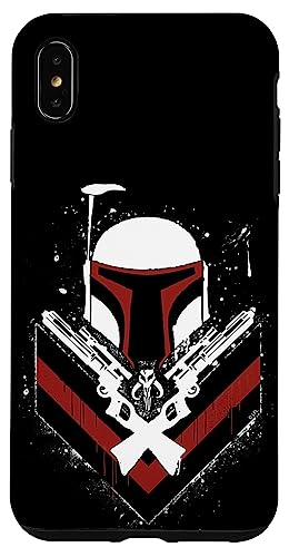 Coque iPhone XS Max Star Wars Boba Fett haut de gamme avec impression haute définition durable