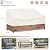 Krismile Outdoor Couch Cover for Patio Furniture - Heavy Duty Waterpoof All-Weather 3-Seater Patio Sofa Cover, 85"x38"x35" (Beige)