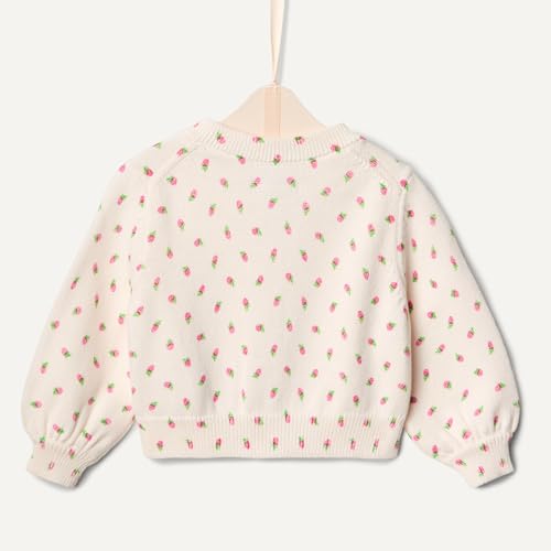 Image of Amazon Essentials x Sofia Grainge Toddler and Baby Girls' Lightweight Cotton Cardigan Sweater