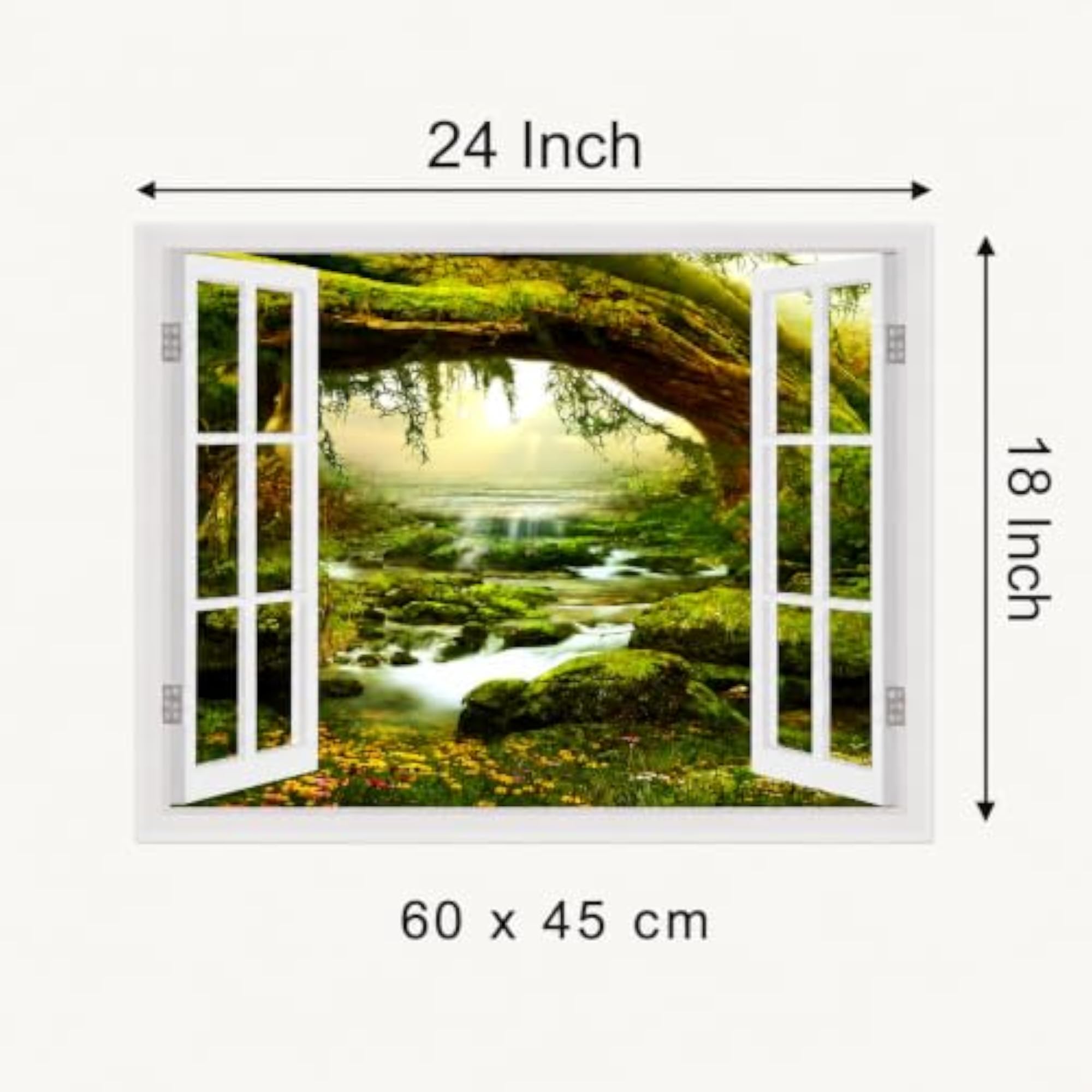 Nature Wall Window Illusion Sticker