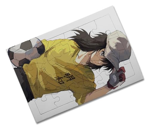 Merchandmanía Puzzle tamaño Aprox. A4 de 24 Piezas ed Warner Personaje Dibujos Oliver y Benji Rompecabezas puzle para Adulto