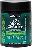 EdenBoost AlphaCleanse | Liver Health and Detox Blend Made with 12 Organic Superfoods. Milk Thistle, Dandelion Root, Burdock Root. Formulated for Detox Support, Liver, Digestive Health.