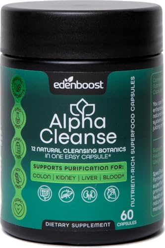EdenBoost AlphaCleanse | Advanced 12-in-1 Liver Health & Detox Support