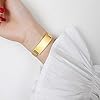 VNOX Personalized Medical ID Bracelet, Free Custom Medical Alert Bracelets for Men Women, Stainless Steel Gold Plated Mesh Band Adjustable Emergency Identification Wristband #2