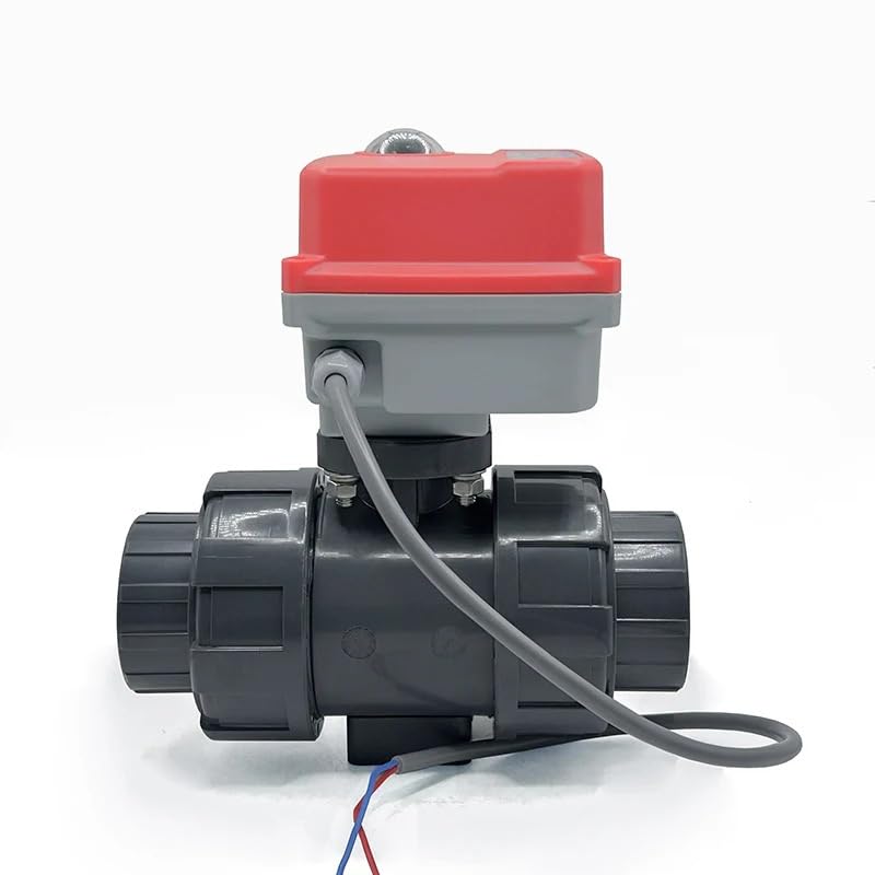 Vanne d'eau 2 voies anti-corrosion motorisée UPVC pour automatisation fiable