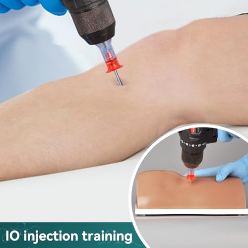 Image of Intraosseous (IO) Access Trainer, Tibia Injection Intraosseous Trainer Realistic IO Injection Trainer for Medical Education