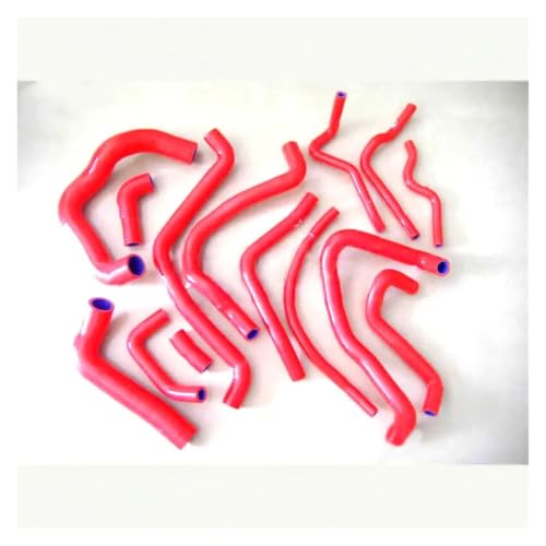 Tuyau d'admission d'air silicone pour kit refroidissement radiateur A4 1.8T B5 8D rouge