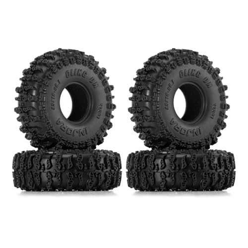 INJORA 45 * 16mm 0.7" Cling On Tires for 1/30 Axial SCX30 (T7031)