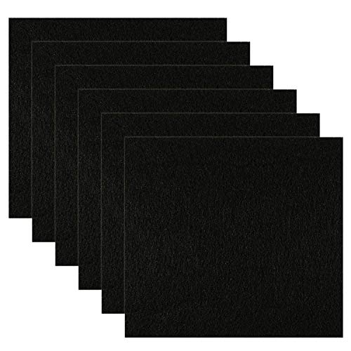 CFS Activated Carbon Filters Cat Litter Boxes Charcoal Filter Cat Litter Pans Filters for Cat Litter Boxes and Pans 6 Pack