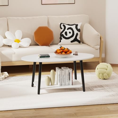 Table basse double plateau pour salon chaleureux et rangé - 8