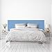 MEGADECOR Testiera per letto in PVC, decorativa, economica, texture mattone blu pastello dipinto, varie misure, 100 cm x 100 cm