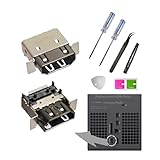 (2pcs Pack) Series x HDMI Replacement Parts,HDMI Display Port Jack Socket Connector Replacement Parts for Xbox Series x M1087810 [not fit for series S Version,not fit for one x ]