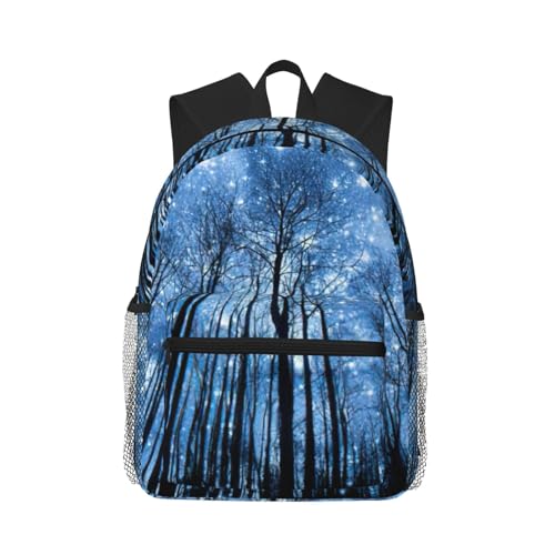 Sac à dos de voyage original avec imprimé ciel étoilé poétique et esprit vintage