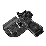 Compatible with Beretta APX A1 Carry Holster, Appendix Carry Holster for Beretta APX A1 Carry Accessories, IWB Kydex Gun 9mm Holsters Carry Concealed Carry, Left Hand Draw, Black
