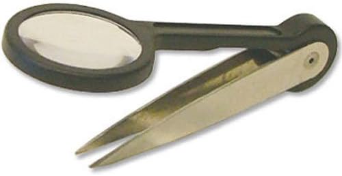 HY-KO PROD Tweezers/Magnifying Lens, 30 Piece (KB341-BKT)