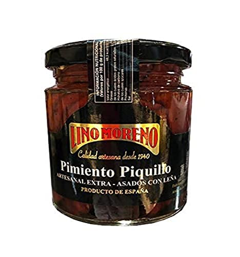 Pimientos piquillo asados en leña, 220 gramos