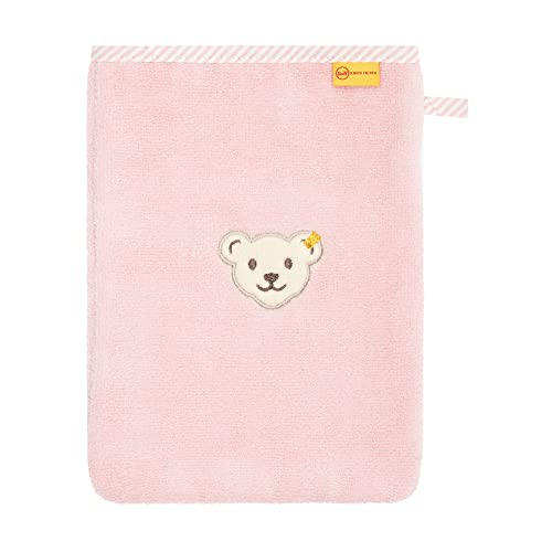 Steiff Mini Basic Washlappen, Silver Pink, Taille Unique Enfants Unisexes