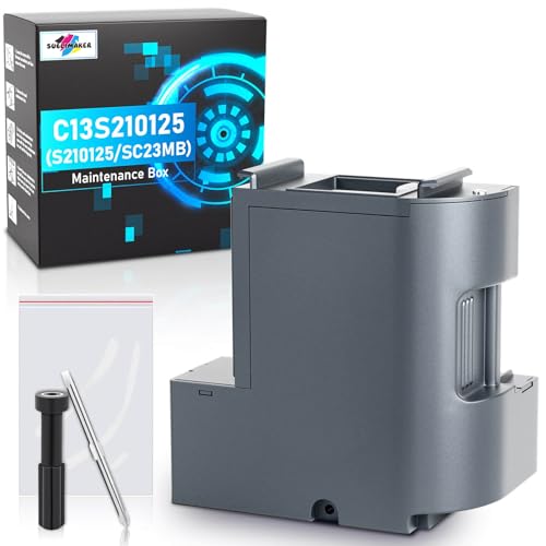 F170 Maintenance Box Compatible Replacement for Epson Surecolor SC-F170 SC-F100 SC-F150, C13S210125/S210125 Maintenance Box for 170 100 150 Dye Sub Printers, Compatible for Epson F170 Maintenance Box