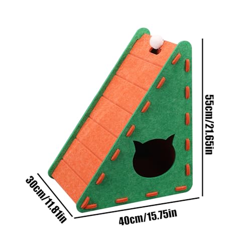 Griffoir pour chat vertical en feutre pour protection des meubles