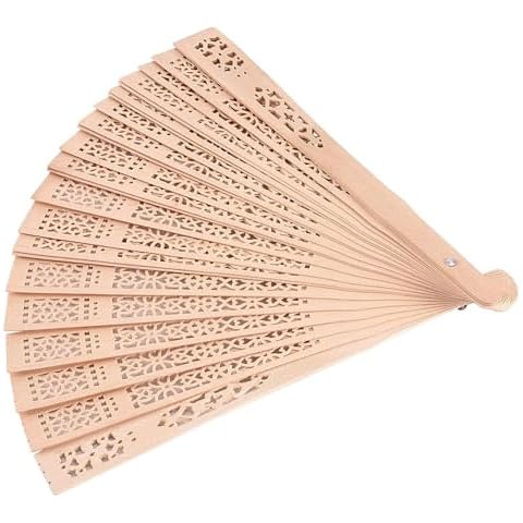 Éventail en Bois de Santal Pliable Cover