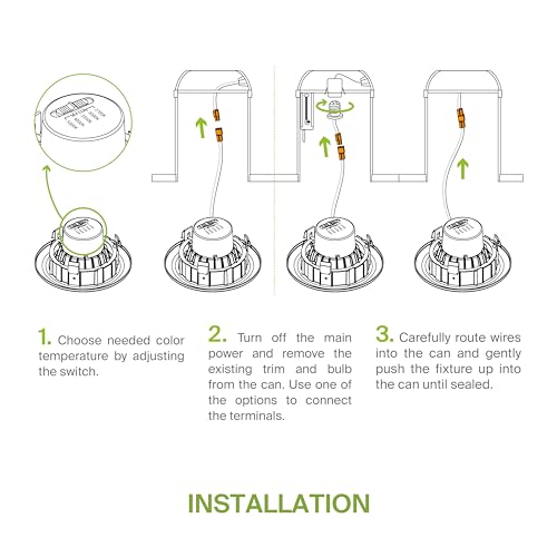 Asd A-LRKGBR-4D10ACW(6P) 4 Inch Gimbal Retrofit Led Can Recessed Lighting 5Cct 2700/3000/3500/4000/5000 Adjustable Dimmable Swivel Downlights 10W 120V 800Lm Sloped 4 Inch Replacement White Trims Eyeball Lights,Ul thumb #7