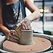 LEOLIO Pottery Wheel Bat System, Upgraded 12” Round Outer Bat Tool Set with 1pc Batmate & 6-Pack 7” Square Inner Bats, Bat Adapter with Portable Inserts for Potters and Clay Artists