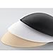 VANTOBEST 3 Pairs Round Bra Inserts Pads Removable Sports Yoga Bra Cups Inserts Enhancers Swimsuit Push up Bra Pads for Bikinis Top Swimsuit Sport Bra (Black+White+ Beige)