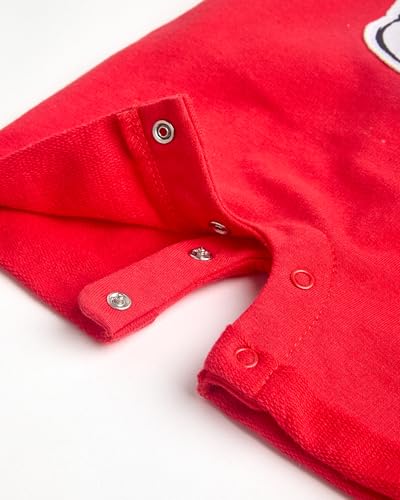 Disney Baby Boys Shorts Set - 2 Piece Spiderman Mickey Mouse Cars Winnie the Pooh Shortall Romper Shirt Short Set (0-3M-24M)4