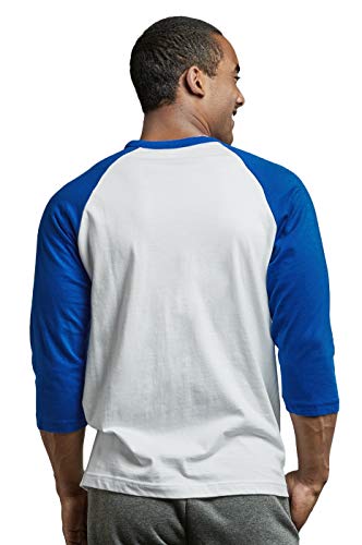 TOP PRO Men's 3/4 Sleeve Casual Raglan Jersey Baseball Tee Shirt