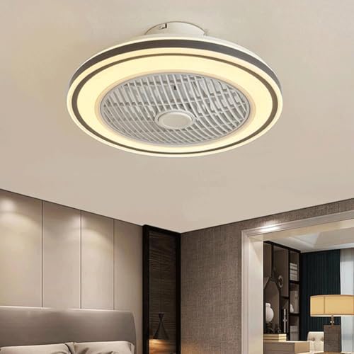Ventilador de techo invisible con luz para eliminar el calor y el ruido en espacios reducidos 3