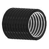 Lurrose 10pcs Black Pinstripe Tape for Whiteboard Thin Washi Adhesive Craft Tape for Precision Marking Charts Pet Material Tear-Resistant Easy to Apply for Organization