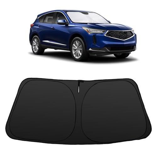 Image of Windshield Sun Shade for 2019 2020 2021-2026 RDX for Acura | Foldable, Full covered for windshield, Block UV Rays, Heat Reduction, Easy to install, Keeps Car Cooler
