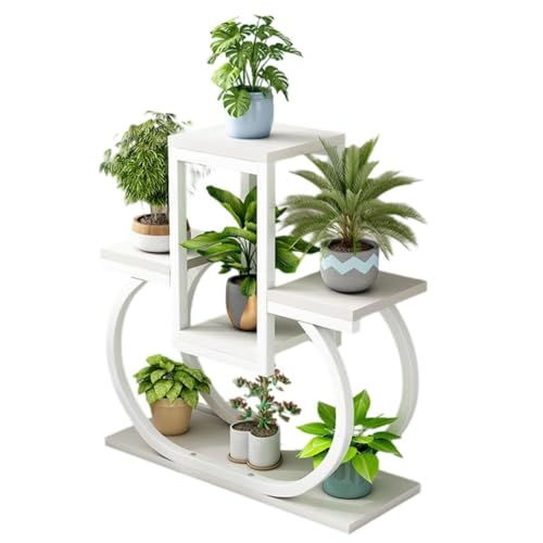 BRZU フラワースタンド 屋内 鉢植えスタンド 植木鉢スタンド フラワーポット 観??葉植物 木製 階段状 バルコニー ポーチ ガーデン 装飾スタンド 収納 装飾 フラワースタンド おしゃれ フラワースタンド 植物スタンド 植物スタンド 装飾テーブル (