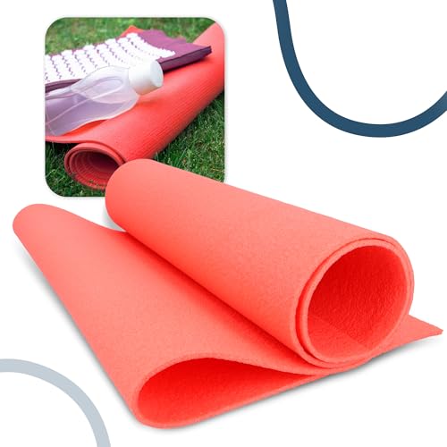 Vellto Esterilla Para Yoga Y Entrenamiento Gruesa Antideslizante Aislante Para Suelo Gimnasia Pilates Ejercicio En Casa Gimnasio Terapia Rehabilitación Multiuso Rojo - imagen 7