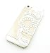 Plastic Case Cover for iPhone 5 5S 5C 6 6Plus (Pick One) Henna Half Sugar Skull mexican dia de los muertos
