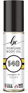 BC Perfume 140 Inspired by Jacob Daisy For Women Replica Fragrance Body Oil Dupes Alcohol-Free Sample Travel Size Concentrated Long Lasting Roll-On 0.3 Fl Oz/10ml