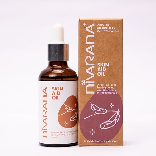 Image of Nivarana Skin Aid Oil | Suitable for Kids & Adults | Minimizes Redness in Sensitive Areas | Manages Odor from Fungal Infections | Ayurvedic Oil for Skin Care | Prevents Diaper Rash | 30ml