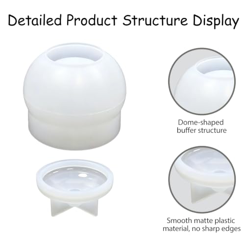 Image of 1 Set Resin Moulds, Round Jar with Lid Silicone Mould for Resin Art, Storage Box and Candle Mould Silicone