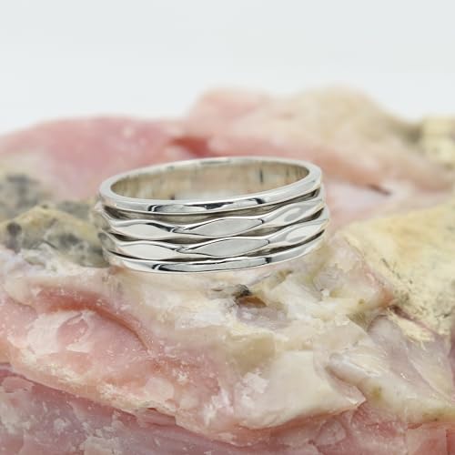 Bague de méditation en argent 925, le cadeau bien-être idéal