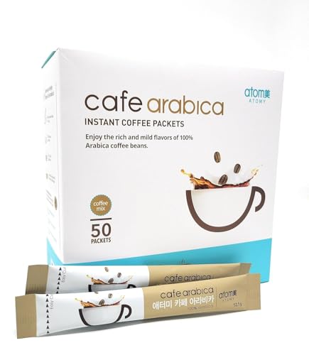 Café arabica instant coffee packets