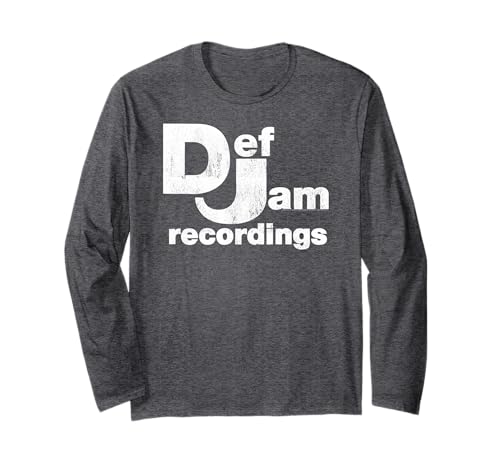 Image of Def Jam Recordings Logo - Classic Music Industry Emblem Long Sleeve T-Shirt