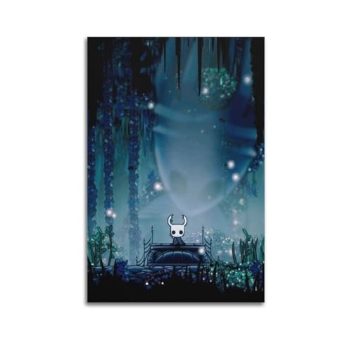 VBHEJRNE Póster decorativo con diseño de caballero hueco de videojuegos, 20 x 30 cm