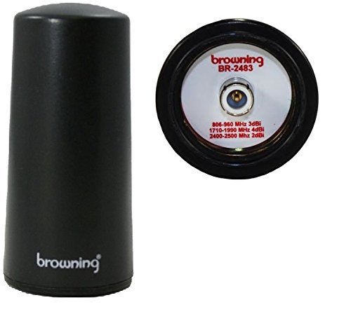Browning BR-2483 Tri- Band Low Profile High Frequency Female Contact Pin NMO Mount