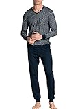 CALIDA Herren Relax Swiss Edition Pyjamaset, Dark Sapphire, 50