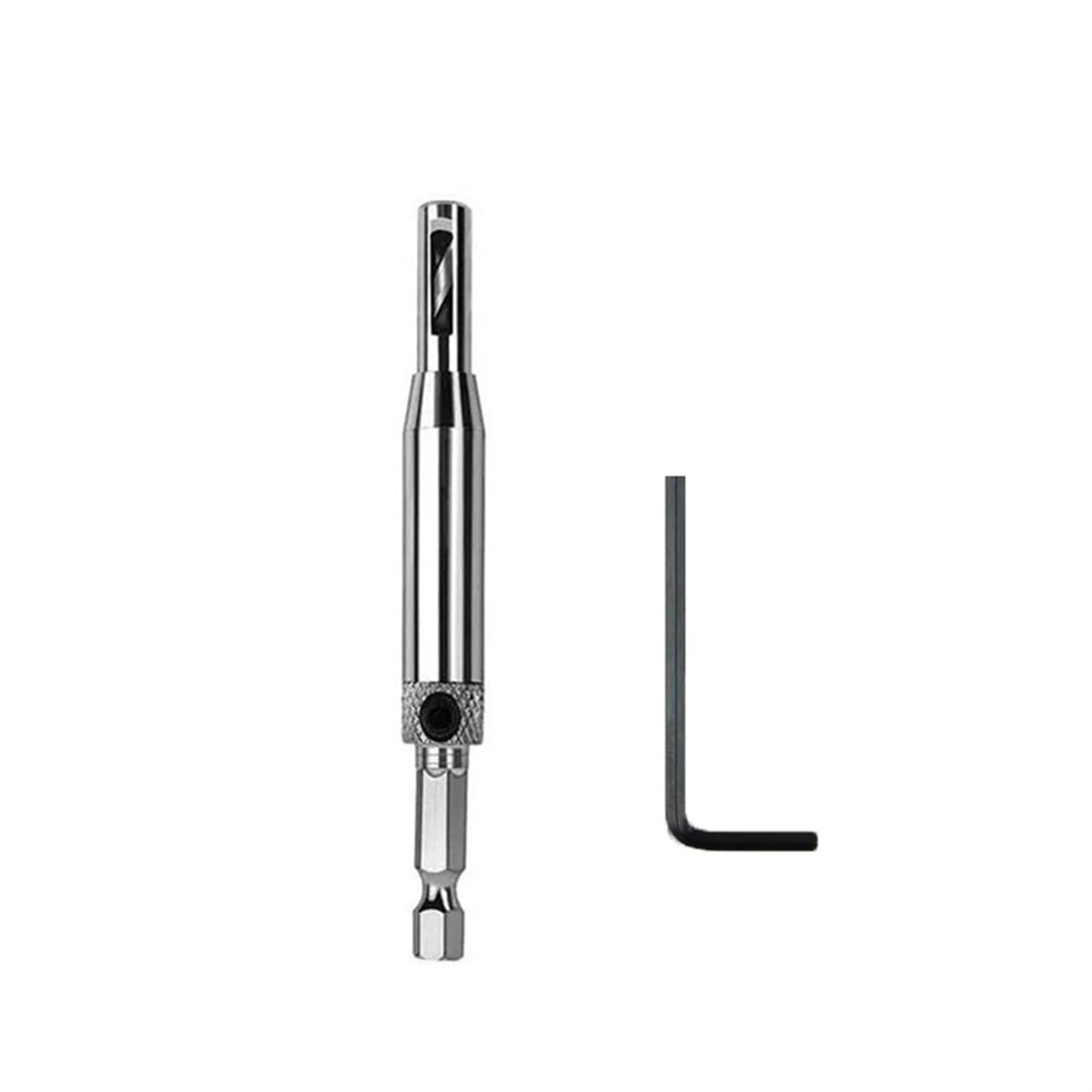 2pcs Hinge Drill Bit Core Drill Bit Set Hinge Hole Puncher for Doors Self Centering Woodworking Power Tools Center Drill Bit(13 64mm)